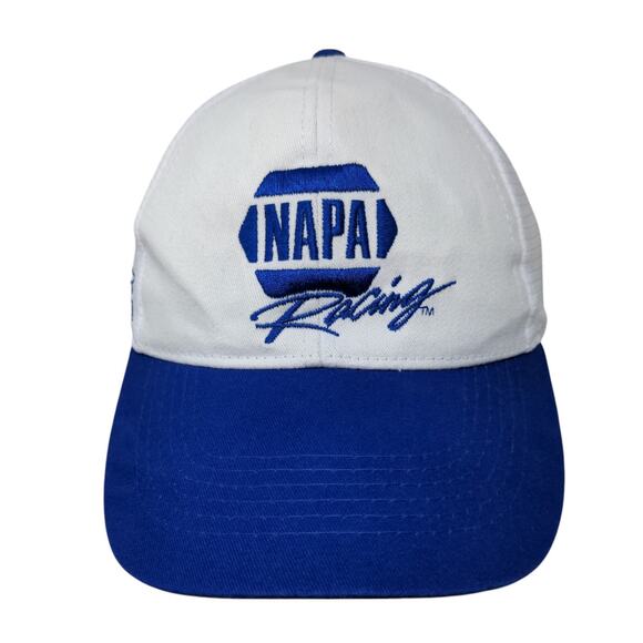 Napa Racing Strapback Hat Blue White Embroidered Logo Adjustable Chase Elliot - Picture 1 of 6